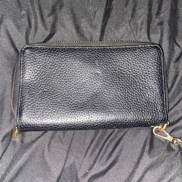 Michael Kors Black Wristlet with Gold Accents - Picture 2 of 4